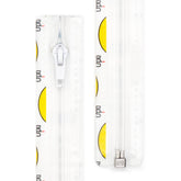 Rits deelbaar | Opti | spiraal S60 | 65 cm | 009 wit Deelbare Rits OPTI - D - S60 - 65 CM - 009 - WIT